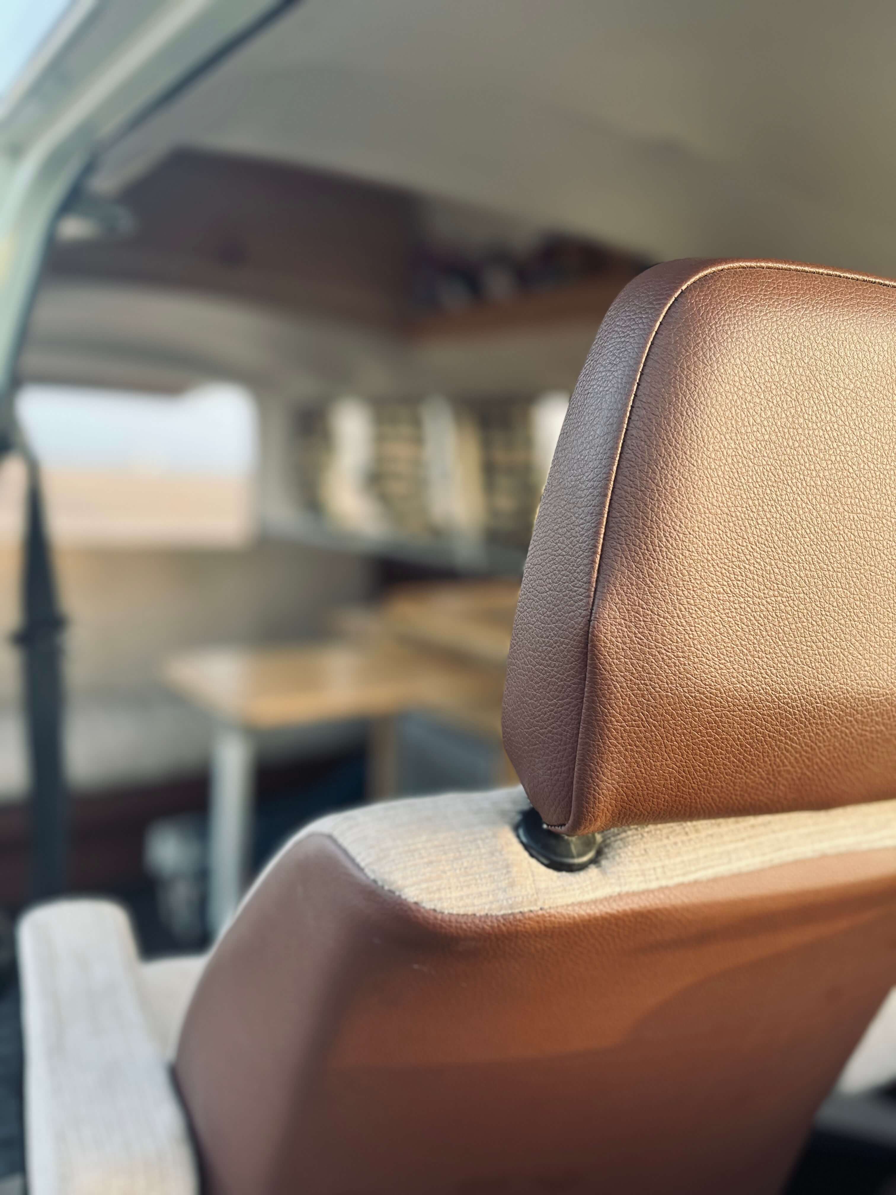 Matcha camper – seating area